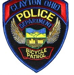 CLAYTON – BICYCLE PATROL – OHIO OH Sheriff Police Patch GOLD MYLAR Review
