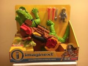 Fisher Price Imaginext Walking Croc and Pirate Hook NIB Review