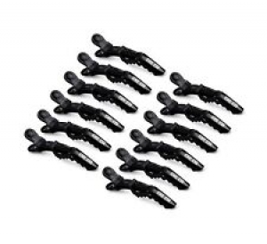 Hair Tamer Black Croc Hair Styling Clips – 12 Pack Review