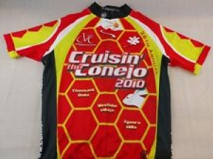 Canari Bicycle Jersey Cruisin Conejo 2010 Red/Black/Yellow San Diego Polyesther  Review