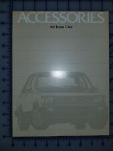 1983 Isuzu Car Accessories Brochure Folder Original Review