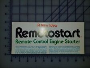 1977 Remotestart Car Accessories Original Brochure Folder Review