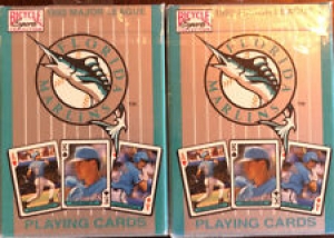 1993 Major League Baseball Florida Marlins Bicycle Deck of Playing Cards – New Review