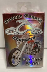 Orange County Choppers Poker Size Deck of Playing Cards New Sealed Bicycle Brand Review