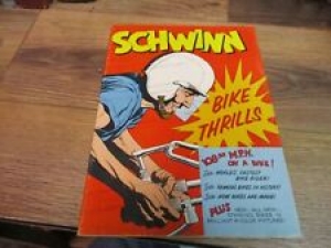 Schwinn Bike Thrills 1958 BICYCLE COMIC book promotional advertising original Review