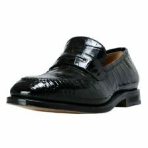 Salvatore Ferragamo Men’s “Tito” Croc Leather Loafers Shoes US 7 EE IT 40 EE Review