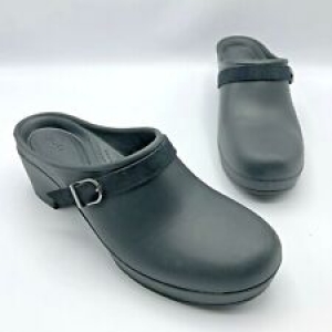 Crocs Sarah Women Black Slip On Clog Shoe Size 10 Pre Owned Review