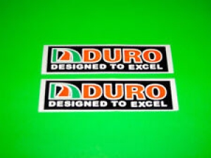 DURO TIRES BICYCLE ATV MOTORCYCLE SCOOTER GOLF CART TRAILER DECALS STICKERS #2 Review