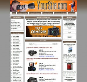 Digital Cameras Store Website Review