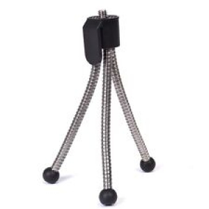 5″ Compact Mini Portable Tripod For Digital Cameras & Camcorders – Silver/Black Review