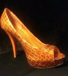 size 6 ladies heels Orange Quipid Croc.-Patent Sexy shoes Review