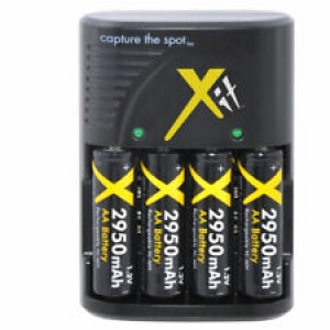 Xit XTCH2950 4 AA Rechargeable Batteries with Charger 2950mAh (Black)  Review