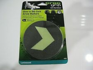 5 X CROC GRIP GLOW IN THE DARK / LUMINESCENT ARROW MARKERS. Review