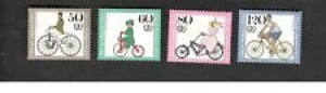 1985 Berlin Germany SC #9NB223-26 BICYCLES MNH stamps Review