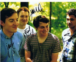 BOMBAY BICYCLE CLUB signed 8×10 photo PROOF Review