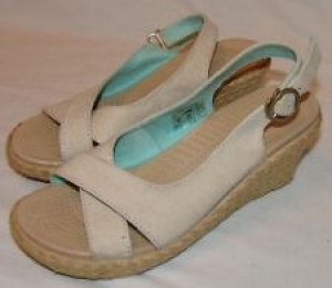 Crocs Sand Beige Womens Slingback Sling Back Heels 8 Shoes Review