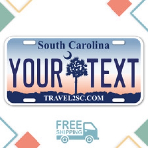 PERSONALIZED South Carolina license plate. Any text, free shipping. Custom plate Review