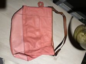 Isaac Mizrahi Large Soft Peach Genuine Leather Hobo Shoulder Bag Purse Review