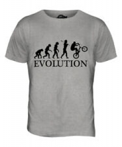 BMX EVOLUTION OF MAN MENS T-SHIRT TEE TOP GIFT BIKE BICYCLE CYCLING Review