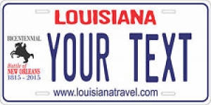 Louisiana 2014 License Plate Personalized Custom Car Bike Motorcycle Moped Tag Review