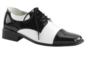 Shoe Oxford Black And White Men Moc Croc Pattern Lace Up Ellie Shoes Review