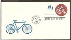 US Scott # U597 Highwheeler Bicycle FDC. Ready For Cachet Review