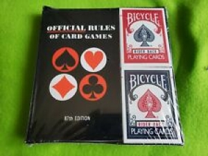 Official Rules Of Cards Games 87,Th Edition Bicycle Whit 2 Decks All Sealed.  Review