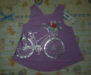 Old Navy Baby Girl Top Lilac Bicycle Print Sz.18-24M Review