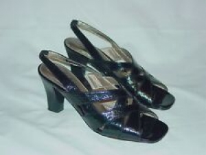Womens LifeStride Faux Croc Strappy Slingback Heels Sandals Shoes 6 1/2 M   Review
