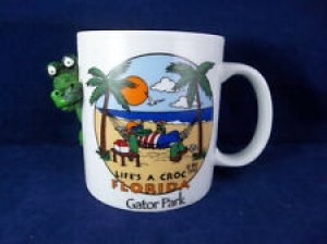 Florida Gator Park “Life’s A Croc” HZ 1993 Souvenir Mug Review