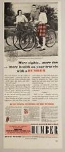 1947? Print Ad Humber Bicycles British Merchandise Centre Ltd New York,NY Review