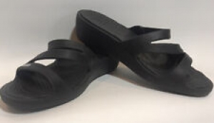 Crocs Black Swiftwater Sandals Women Size 6! Review