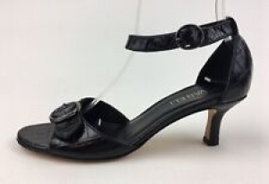 VANELi Ankle Strap Heel Sandals Women’s Narrow Size 6.5 N, Black Croc Print 2798 Review