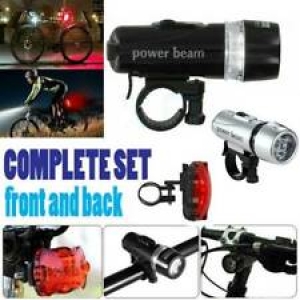 2PC Set Waterproof 5 LED Lamp Safety Flashlight Bike Bicycle Front Head Light Review