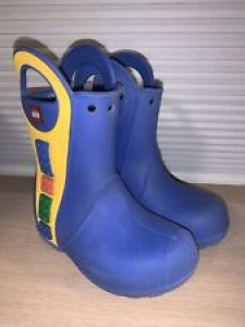 Crocs Handle it Rain Boot Boy’s Size 9 Shoes Blue LEGO Crocs Rainboots Review