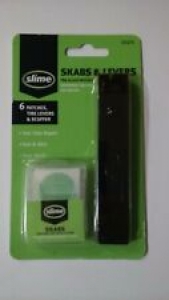 New pack of 6 Slime pre-glued patches with tire levers and scuffer tube repair Review