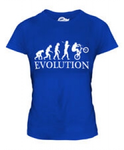 BMX EVOLUTION OF MAN LADIES T-SHIRT TEE TOP GIFT BIKE BICYCLE CYCLING Review