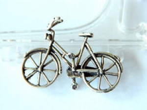 Miniature Solid Silver Bicycle Figurine Decorative Miniature Bike Charm Review