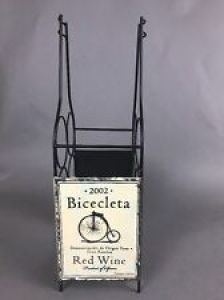 Old Fashioned Bicycle Penny Farthing Big Tire Bike Wine Rack 6 Bottles Review