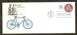 US Scott # U597 Highwheeler Bicycle FDC. Artmaster Cachet Review