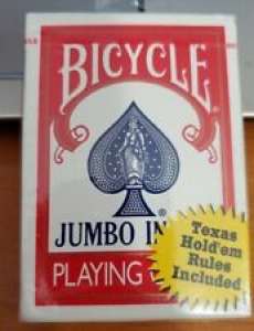 Bicycle Playing Cards Blue Stamp Jumbo Index Review