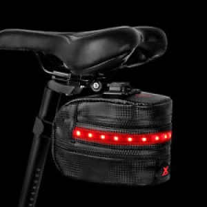 Waterproof Bike Bicycle Saddle Bag W/ LED Taillight Tail Rear Seat Storage Pouch Review