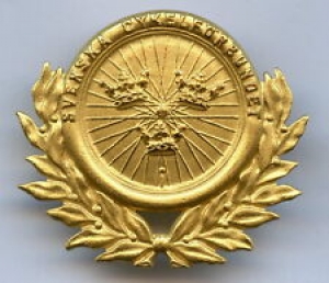 Sweden Gold Level Pin Badge Swedish Bicycle Bike Association Numbered Nice Grade Review