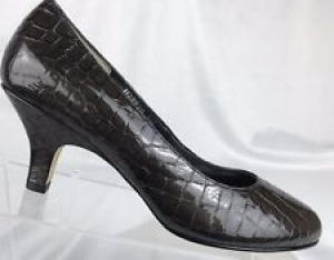 Ross Hommerson Women’s Pumps Brown Leather Croc Size 9 NWOT! Review