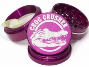 Croc Crusher – 4 Piece Herb Grinder – 2.2” Standard Size – Purple  Review