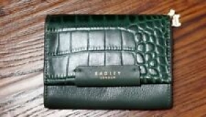 Radley London Arlington Court Croc Embossed Wallet In Hunter Green Review