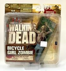 The Walking Dead Bicycle Girl Zombie Crawling Action Figure Series Two Mcfarlane Review