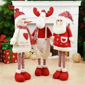 Christmas Ornaments Santa Claus Snowman Figure 2020 New Year Various Decorations Review