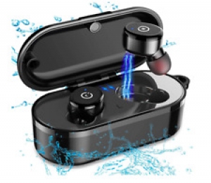 NIB Waterproof Stereo Earbuds Sport Wireless Bluetooth Headphones & CHARGER BOX Review