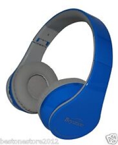 New Blue Bluetooth Headphones Headset for All Mobile Cell Phone Laptop PC Tablet Review